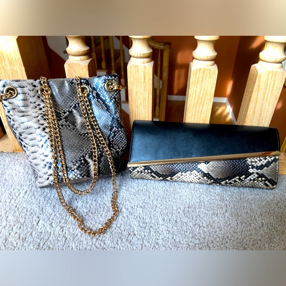 Snakeskin bags